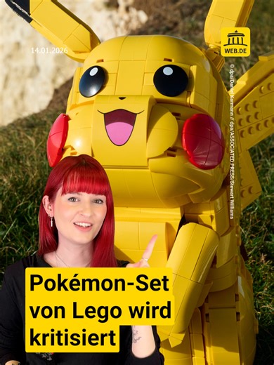 Lego veröffentlicht ein Pokémon-Set. Viele freuen sich auf die angekündigten Figuren. Das Pikachu-Set wird online allerdings auch heftig kritisiert. #lego #pokemon #pikachu #klemmbausteine #evoli