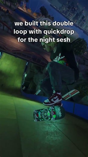 We Built This Double Loop With Quick Drop for the Night Sesh