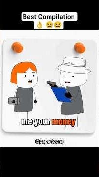 Best Compilation 👌 😆 #papertoons