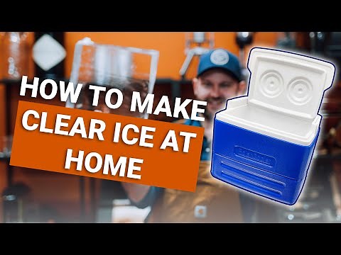 How to make CLEAR ICE AT HOME!