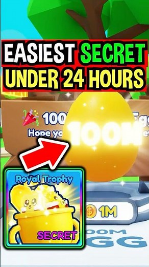 EASIEST SECRET Under 24 HOURS in Roblox Bubble Gum Simulator Infinity..