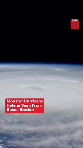 Watch Monster Hurricane Helene Approaching Florida From Space