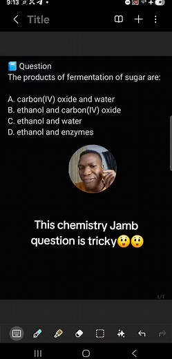 Daily JAMB Question 🔥 Can you solve this before the timer ends? Premium class available for serious students preparing for JAMB. #jamb2026 #jambprep #jambquestions #jambrevision #jambstudents