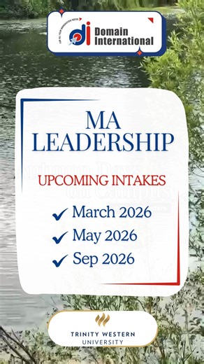 🎓 Study at Trinity Western University, Canada 🇨🇦 . MA Leadership | MBA International Business | MA Educational Studies 📅 Intakes: March | May | September 2026 . Build global leadership skills. Advance your international career. Shape the future of education. . 📍 Canada | 🌍 Global Recognition | 🚀 Career-Focused Programs . ✨ Apply early — limited seats available! . 📍 Vadodara 91 6358826663 📍 Kamrej 91 9526566657 📍 Surat 91 9624566657 . #TrinityWesternUniversity #studyincanadanow #CanadaE