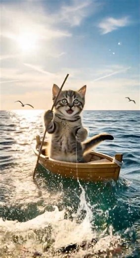 Fluffy Fisher: The Giant Catch 🐱🐟🎣