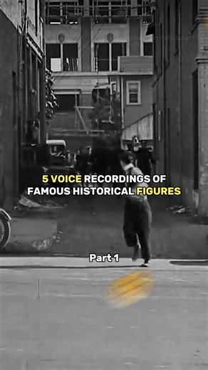 5 Voice Recordings of Famous Historical Figures! #history #1900s #president #viral