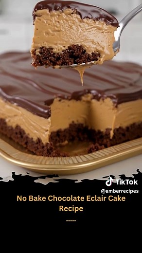 Delicious No-Bake Chocolate Eclair Cake Recipe