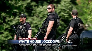 50K views · 655 reactions | WHITE HOUSE LOCKDOWN: Police officers in tactical gear race to The White House after a man walked up to a checkpoint with a gun. A United States Secret Service officer then open fired, taking the suspect down. | ABC World News Tonight with David Muir | Facebook