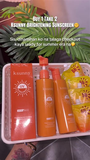 Ksunny Brightening & Isolating Sunscreen for Summer