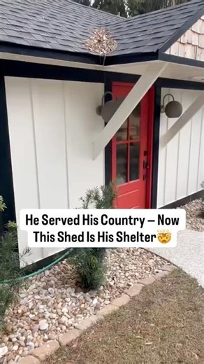 Homeless Veteran Turns a Shed Into a Warm Home ❤️🏡