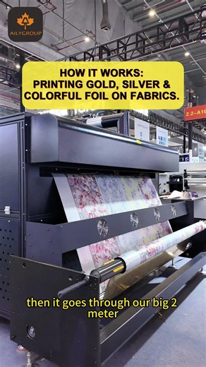 NEW Sublimation Foil Printer: Complete Process Guide for Scalable Textile Production