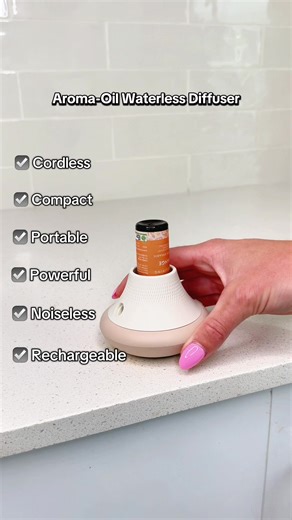 No cords. No water. No fuss. The Aroma-Oil Waterless Diffuser Core Essential Oil Trio makes aromatherapy effortless and more potent. Slip it into any room or take it on the go. Add one of the 3 certified organic oils — Lavender, Orange, or Frankincense — and instantly transform your space. ✨ Compact, cordless, waterless design ✨ Direct-to-bottle tech for stronger aroma ✨ Includes 3 organic oils for every mood A complete kit for pure relaxation and peace of mind. | Lively Living