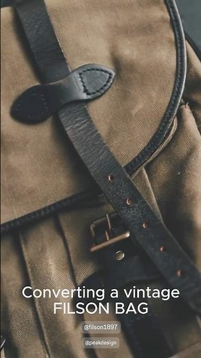 Vintage Filson Bag | Camera Bag Conversion