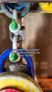 Spent the day batch testing shackles and break testing chain strength for a customer building projects not used for overhead lifting - individual videos with details on breaking numbers coming! 👀 #cranerigging #royalrigging #lowermainlandcranesupplies #lowermainlandtrucking #grabcranehook #craneandriggingchains #chainingdownequipment #pulltester #wireropeslingpulltest #craneshackle #wireropepress #wirerope #equipmenttiedownchains #rigging #riggingequipment #basicriggingandsling #chainssling | R