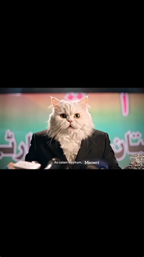 Aariz Kashmiri on Instagram: "As-salam-aleykum Meowri!! #catsofinstagram #aarizkashmiri #fypシ❤️💞❤️ #rehmandakait #akshaykhanna #viral #cat"