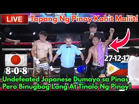 Jason Manigos (PH) vs Kakeru Mashimo (JAPAN) Highlights!K.O artists Ng Japan Talo sa Mallit na Pinoy