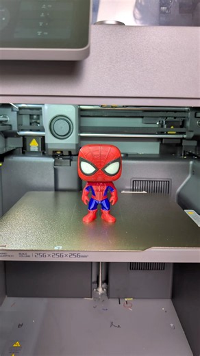 POV Printing Spider-Man in 3D! 🕷️ #3dprinting #impresion3d #spiderman #asmrvideo #maker