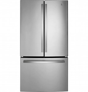 GE® 36" 27 Cu. Ft. Fingerprint Resistant Stainless Steel French Door Refrigerator | Fred's Appliance | Eastern Washington's, Northern Idaho's, and Western Montana's largest appliance dealer with stores located in Coeur D'Alene, Spokane Valley, Spokane, Kennewick, Missoula, Kalispell, and Billings.