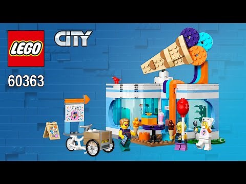 LEGO® City Ice-Cream Shop (60363)[296 pcs] Step-by-Step Building Instructions ‪@TopBrickBuilder‬