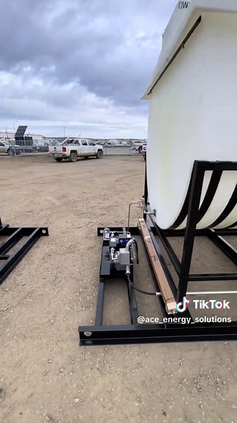 Our 1000 Gallon chemical Injection system. Site powered 24v or solar ready. Coupled with dual 5/8” chemical injection heads to ensure steady delivery of any chemical. #energy #fyp #canada_life🇨🇦 #oilandgas #solar
