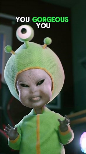 Baby alien animation 👽👊#cuteanimation #cuteanimations #cute #funnyalien #funnyanimation