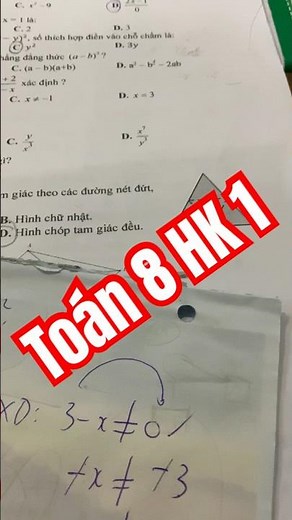 Grade 8 Math Semester 1 Exam Review - Quick, Easy-to-Understand Multiple Choice Questions #shorts