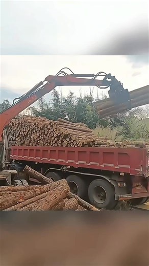 Log Grab: Strong load capacity, anti-drop design – isn’t this the trustworthy tool for your log handling?#LogGrab #LogHandling #WoodworkingTool | JingGong Excavator Machinery