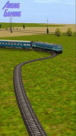 WAG-7 in Extreme Route Full Crazy Zig Zag (4) - Indian Train - Trainz Simulator 12
