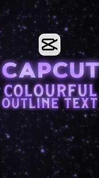 CapCut Colourful Text Animation Tutorial ✨💥 | Neon Glow Effect #shorts #capcuttutorial