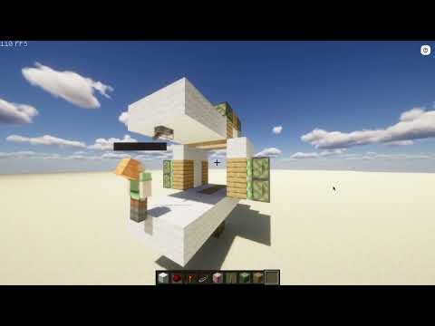 How To Build 3x3 Vault/Spiral Door (Minecraft)