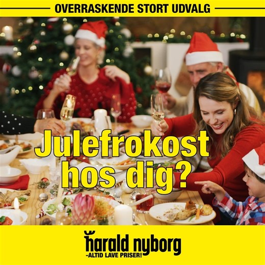Vi har et overraskende stort udvalg af flot pynt, lys, service, bestik, glas og alt det andet, du skal bruge for at dække op med julestemning. En dug med julemotiv kan du selvfølgelig også få - til ALTID LAVE PRISER! Find det hele i butikkerne eller i webshoppen på harald-nyborg.dk. 🎅🎁🎄 | Harald Nyborg A/S