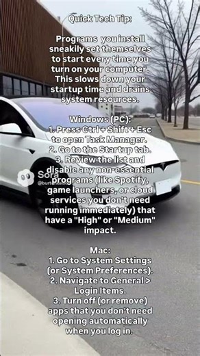 Disable startup programs