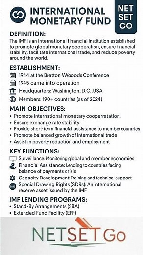 What is IMF? | Established, Objectives, Functions & Lenders of the International Monetary Fund