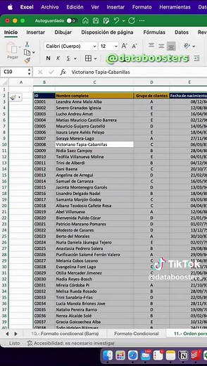 Descubre cómo ordenar datos de diversas columnas en Excel con facilidad y rapidez. Transforma el caos en orden 🔄 y obtén claridad para tomar decisiones informadas. ¡Sigue nuestro paso a paso 🚶‍♀️🚶 y conviértete en un maestro de la organización digital! 💼 #ExcelTricks #OrdenarDatos #GestiónDeDatos #ProductividadDigital #excel #exceltips