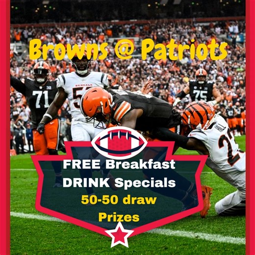 Joins Us This Sunday 10AM at Tosos Sports Bar and Grill 2401 W Union Hills Dr, Phoenix, AZ 85027 Phoenix North Browns Backers / Join the # 1 Browns Backers Club Kick Off Time 10AM The Browns @ Patriots FREE BREAKFAST PRIZES 50/50 Draw Drink Specials Bring a friend or three, make it a party...See you soon!!! Ask how to Join Our Phoenix North Browns Backers Chapter! | Big Daddys Sports Lounge
