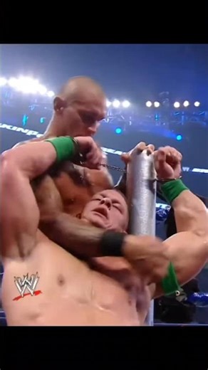 John Cena Handcuffed Randy Orton and Made Him Say “I QUIT”! 😳#WWE#JohnCena#RandyOrton#WWEShorts