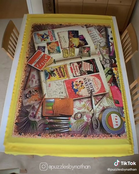 40,320 piece Disney puzzle PART 2 (3600x speed) #puzzle #jigsaw #timelapse #satisfying #fyp #wow #incredible #amazing #lockdown #big #disney #viral