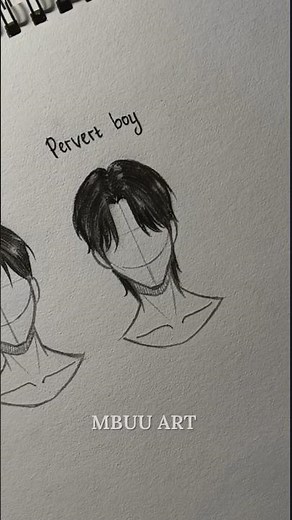 How to draw Boys Hair simple Tutorial✏️ #drawing #tutorial #howtodraw #hair #art