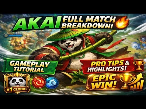 Mastering Akai – Full Ranked Match + Strategy Guide Mobile Legends