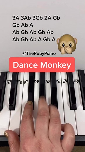 Dance Monkey Piano Tutorial #piano #dancemonkey