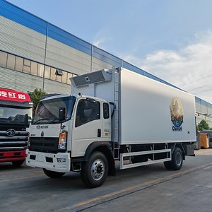 [Hot Item] HOWO Thermo King Refrigerated Freezer Reefer Cargo Freezer Box Truck Delivery Transport Food Van