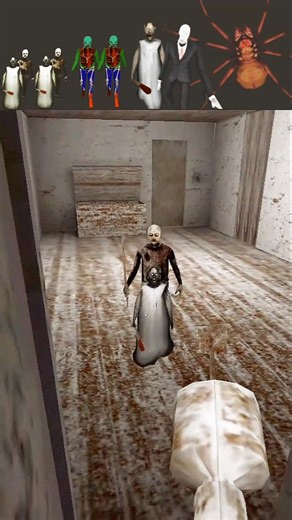 Nightmare Helloween Granny's Slenderman Big Spider || Funny Trolling Oll Granny's Game 🙄🙄 #shorts