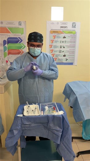 Instalación de catéter PICC por enfermería #enfermería #estudiantedeenfermería #hospital