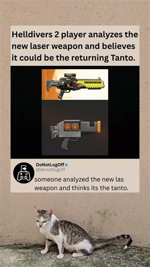 Helldivers 2 Player Thinks the New Laser Weapon Could Be the Returning Tanto #helldivers2