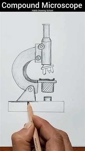 How to Draw Microscope Drawing #shorts #microscope #microscopedrawing