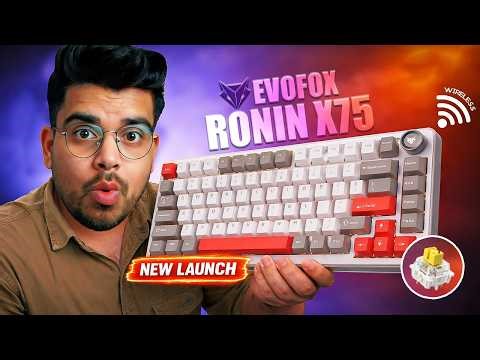 Tri-Mode + Gasket Mount Keyboard 😳 EvoFox Ronin X75 Review