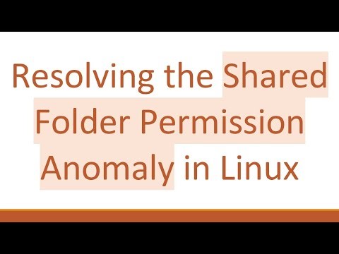 Resolving the Shared Folder Permission Anomaly in Linux