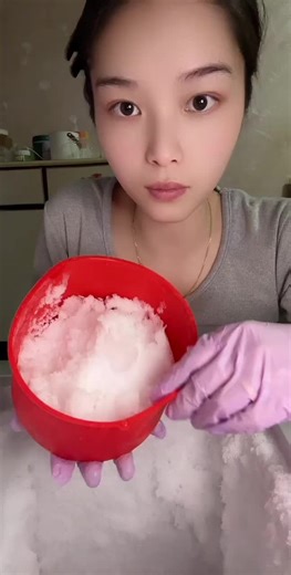 Weird Ice Eating ASMR Experience with Deep Freezer