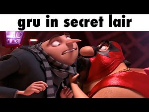 gru enters secret lair