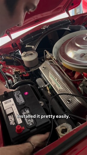 Tony the Greaser on Instagram: "Had to change the battery on this ol’ girl. What’s the last thing you did to your car? #greaser #rockabilly #hotrod #greaserstyle #classiccars"